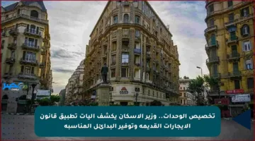 تخصيص الوحدات.. وزير الإسكان يكشف آليات تطبيق قانون الإيجارات القديمة وتوفير البدائل المناسبة